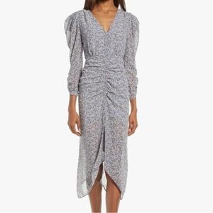 Floret Studios Ditsy Floral Midi Dress